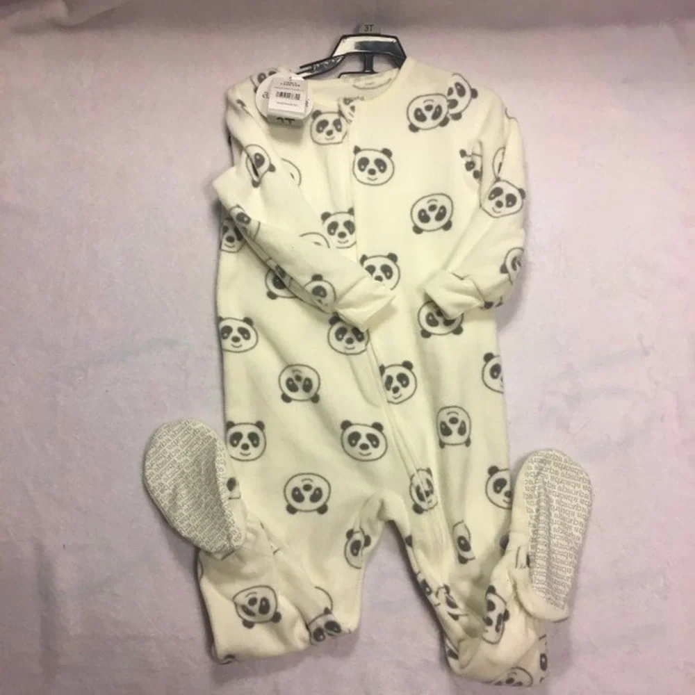 NWT Absorba Fleece Footed Pajamas 3T –  One‑Piece Sleeper‎ | Toddler Pajamas